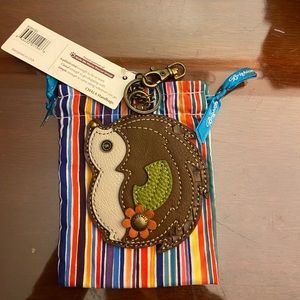 Chala Hedgehog Zipper Keychain